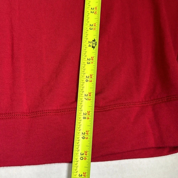 Torrid “Mama Bird” Dream Fleece Long Sleeve Sleep Tunic size 2X Dark Red - Picture 10 of 10